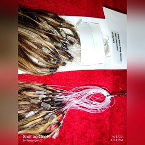 2 )20 piece remy Hair extensions 20"